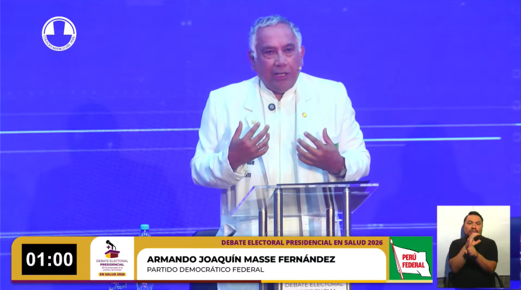 Armando Massé lleva propuestas concretas al debate nacional de salud